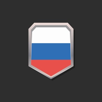 Illustration of Russia flag Template vector