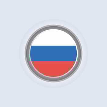 Illustration of Russia flag Template vector