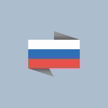 Illustration of Russia flag Template vector