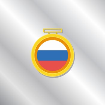 Illustration of Russia flag Template vector