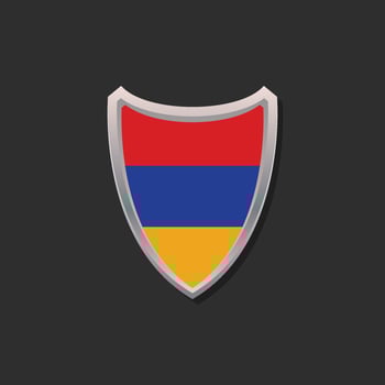 Illustration of Armenia flag Template vector