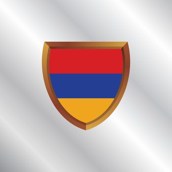 Illustration of Armenia flag Template vector