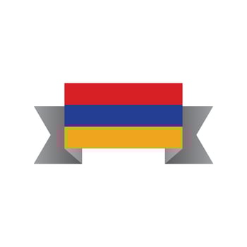 Illustration of Armenia flag Template vector
