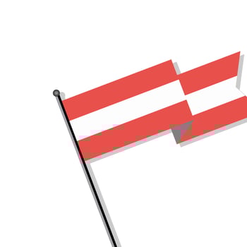 Illustration of Austria flag Template vector