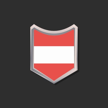 Illustration of Austria flag Template vector
