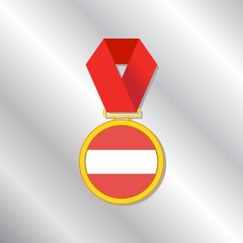 Illustration of Austria flag Template vector