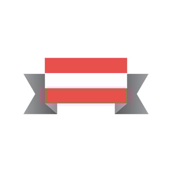 Illustration of Austria flag Template vector