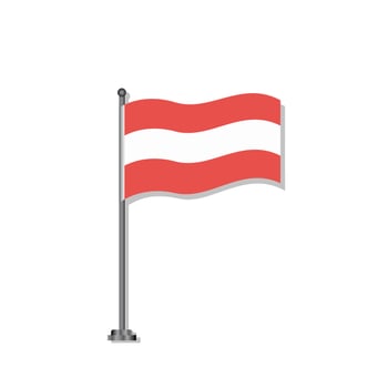 Illustration of Austria flag Template vector