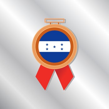 Illustration of Honduras flag Template vector