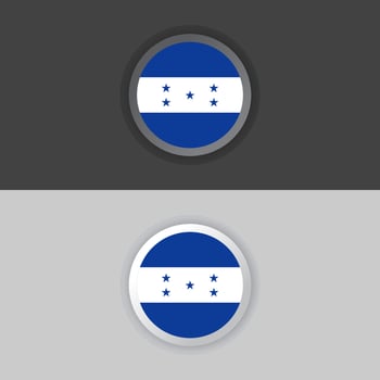 Illustration of Honduras flag Template vector