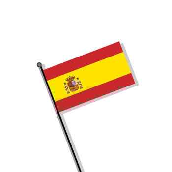 Illustration of Spain flag Template vector