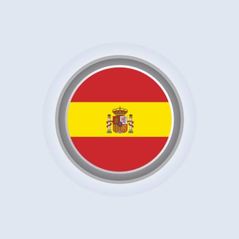 Illustration of Spain flag Template vector