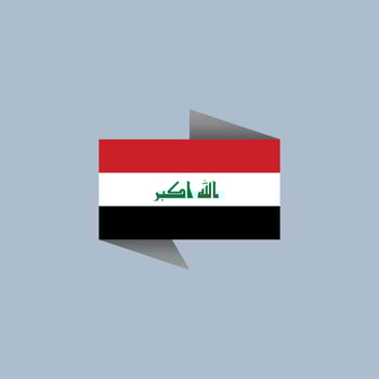 Illustration of Iraq flag Template vector