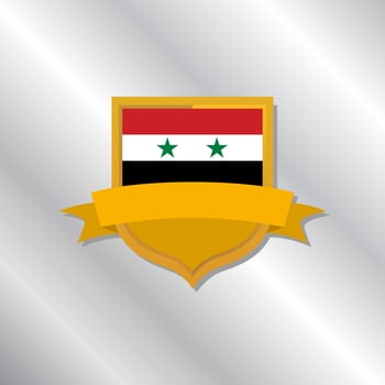 Illustration of Syria flag Template vector