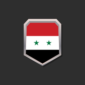 Illustration of Syria flag Template vector