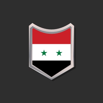 Illustration of Syria flag Template vector