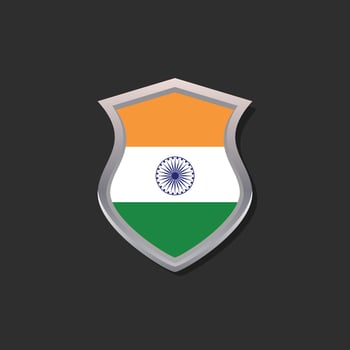 Illustration of India flag Template vector