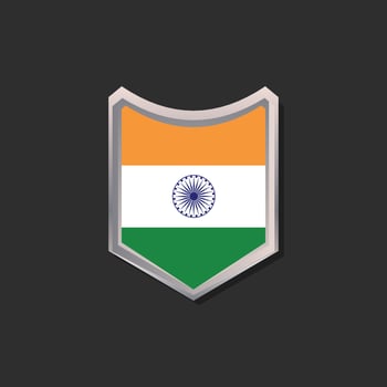 Illustration of India flag Template vector