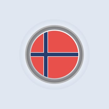 Illustration of Norway flag Template vector