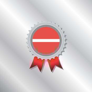 Illustration of Latvia flag Template vector