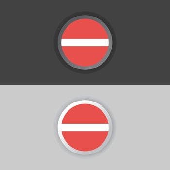 Illustration of Latvia flag Template vector