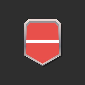 Illustration of Latvia flag Template vector