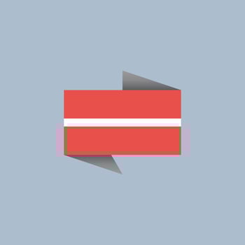 Illustration of Latvia flag Template vector
