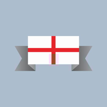 Illustration of England flag Template vector
