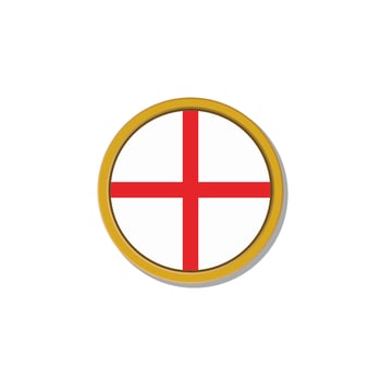Illustration of England flag Template vector