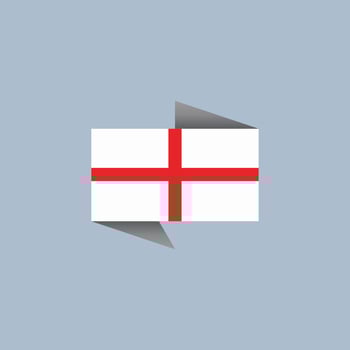 Illustration of England flag Template vector