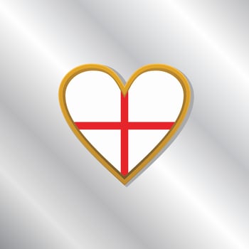 Illustration of England flag Template vector