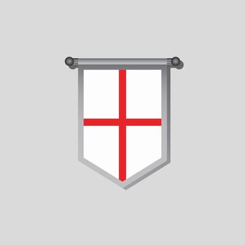 Illustration of England flag Template vector