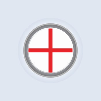 Illustration of England flag Template vector
