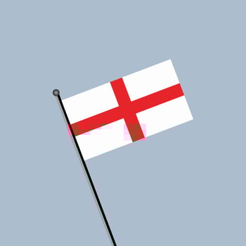 Illustration of England flag Template vector