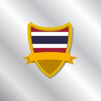 Illustration of Thailand flag Template vector
