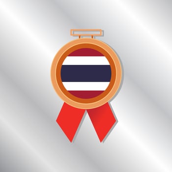 Illustration of Thailand flag Template vector