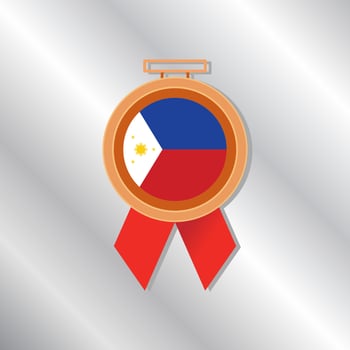 Illustration of Philippines flag Template vector