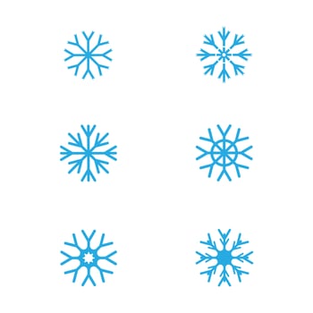 air conditioner snow flake vector