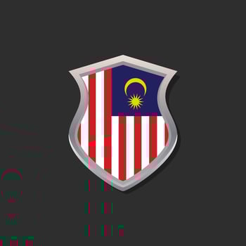 Illustration of Malaysia flag Template vector