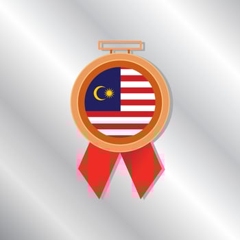 Illustration of Malaysia flag Template vector
