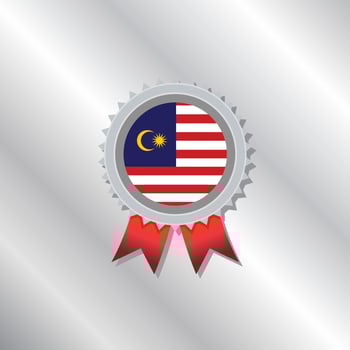 Illustration of Malaysia flag Template vector