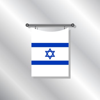 Illustration of Israel flag Template vector