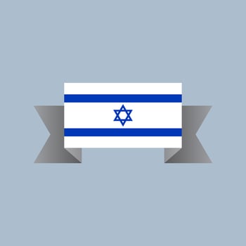 Illustration of Israel flag Template vector
