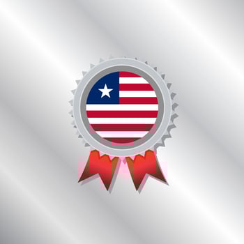 Illustration of Liberia flag Template vector