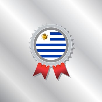 Illustration of Uruguay flag Template vector