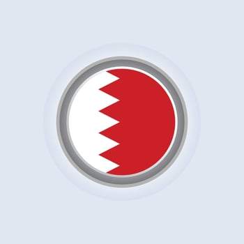 Illustration of Bahrain flag Template vector