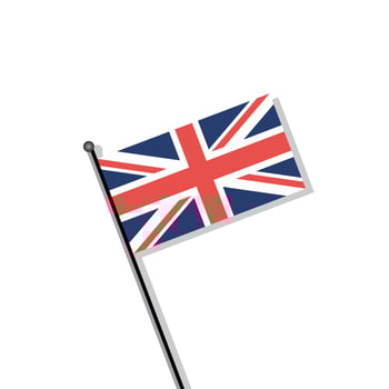 Illustration of United Kingdom flag Template vector