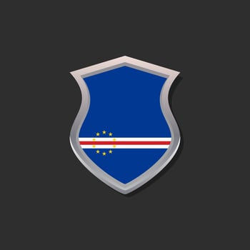 Illustration of Cape Verde flag Template vector
