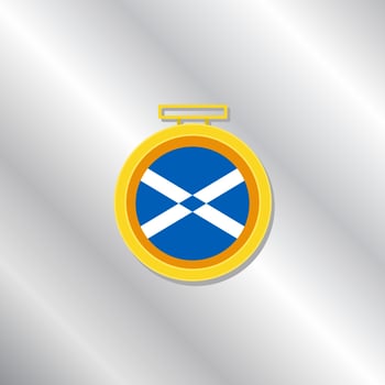 Illustration of Scotland flag Template vector