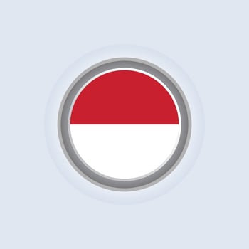 Illustration of Indonesia flag Template vector
